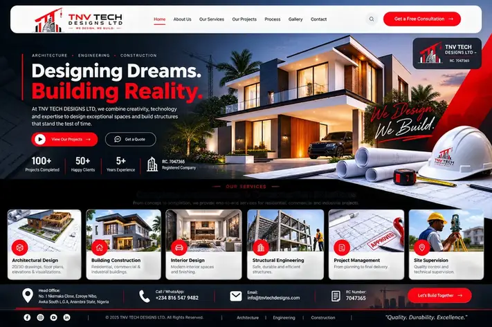 TNV TECH DESIGNS LTD project presentation